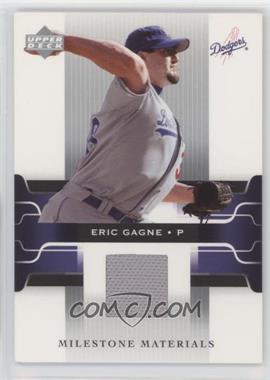 2005 Upper Deck - Milestone Materials #MM-EG - Eric Gagne