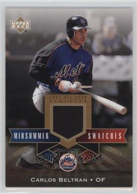 2005 Upper Deck All-Star Classics - Midsummer Swatches #MS-CB - Carlos Beltran