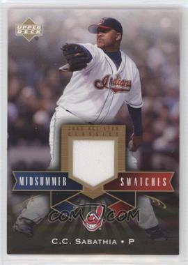 2005 Upper Deck All-Star Classics - Midsummer Swatches #MS-CC - C.C. Sabathia