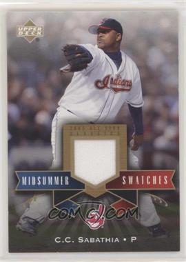 2005 Upper Deck All-Star Classics - Midsummer Swatches #MS-CC - C.C. Sabathia