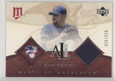 2005 Upper Deck Artifacts - AL Artifacts #AL-JS - Johan Santana /325