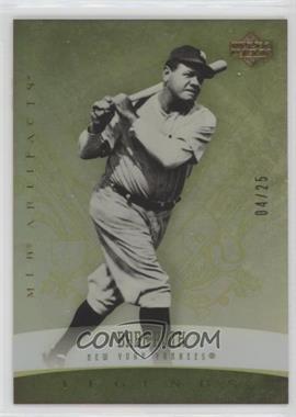 2005 Upper Deck Artifacts - [Base] - Gold #152 - Legends - Babe Ruth /25