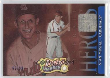 2005 Upper Deck Baseball Heroes - [Base] - Blue Memorabilia #75 - Stan Musial /99