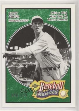 2005 Upper Deck Baseball Heroes - [Base] - Emerald #146 - Lefty Grove /199