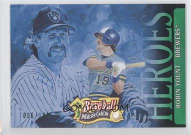 2005 Upper Deck Baseball Heroes - [Base] - Emerald #65 - Robin Yount /199