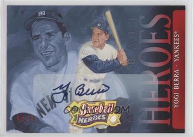 2005 Upper Deck Baseball Heroes - [Base] - Red Signatures #100 - Yogi Berra /49
