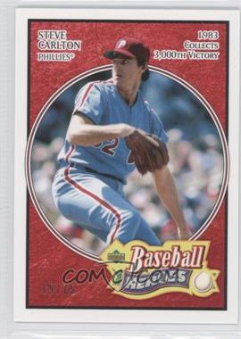 2005 Upper Deck Baseball Heroes - [Base] - Red #78 - Steve Carlton /75