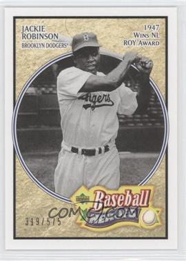 2005 Upper Deck Baseball Heroes - [Base] #127 - Jackie Robinson /575