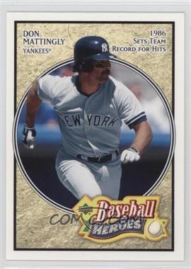 2005 Upper Deck Baseball Heroes - [Base] #22 - Don Mattingly