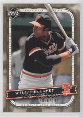 2005 Upper Deck Classics - [Base] - Gold #97 - Willie McCovey /199