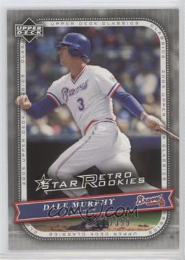 2005 Upper Deck Classics - [Base] - Silver #106 - Dale Murphy /399