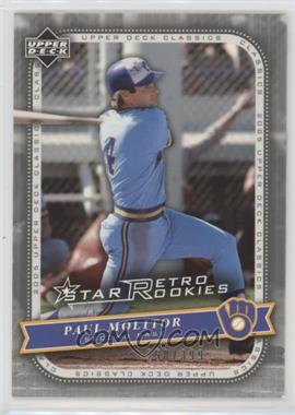 2005 Upper Deck Classics - [Base] - Silver #123 - Paul Molitor /399