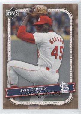 2005 Upper Deck Classics - [Base] #10 - Bob Gibson