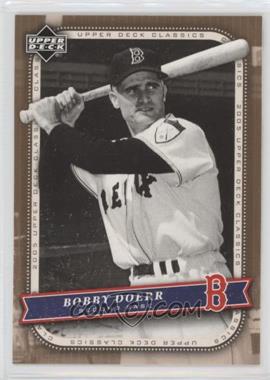 2005 Upper Deck Classics - [Base] #12 - Bobby Doerr