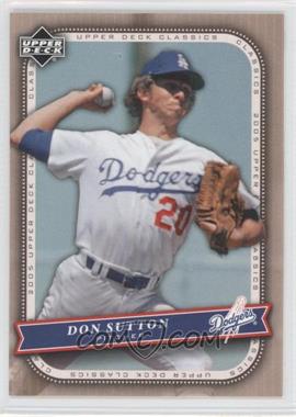 2005 Upper Deck Classics - [Base] #27 - Don Sutton