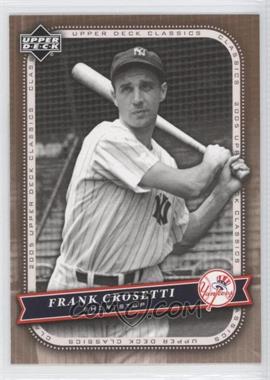 2005 Upper Deck Classics - [Base] #36 - Frank Crosetti