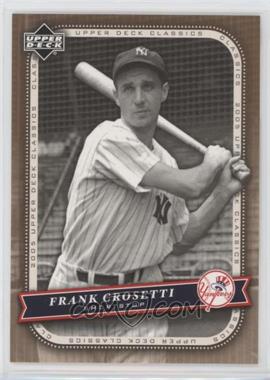 2005 Upper Deck Classics - [Base] #36 - Frank Crosetti