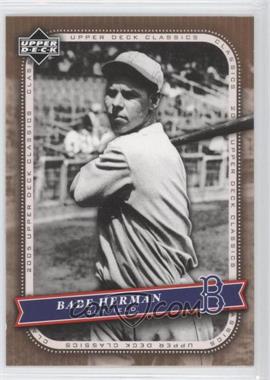 2005 Upper Deck Classics - [Base] #4 - Babe Herman