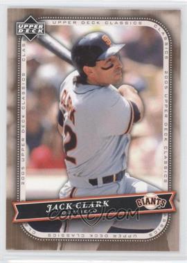 2005 Upper Deck Classics - [Base] #46 - Jack Clark