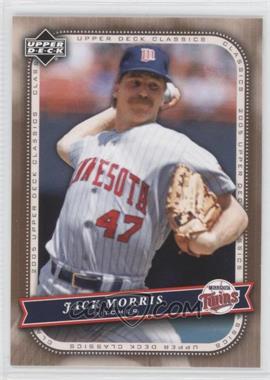 2005 Upper Deck Classics - [Base] #47 - Jack Morris