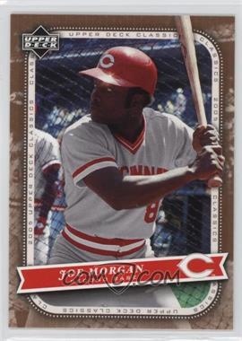 2005 Upper Deck Classics - [Base] #53 - Joe Morgan