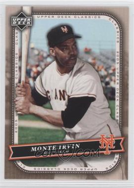 2005 Upper Deck Classics - [Base] #70 - Monte Irvin