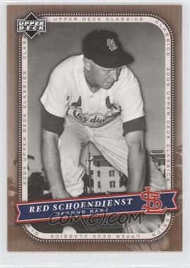 2005 Upper Deck Classics - [Base] #80 - Red Schoendienst