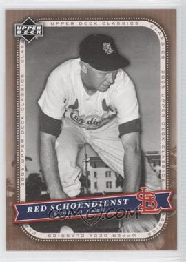 2005 Upper Deck Classics - [Base] #80 - Red Schoendienst