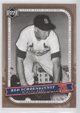 2005 Upper Deck Classics - [Base] #80 - Red Schoendienst