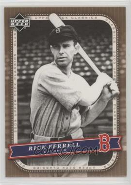 2005 Upper Deck Classics - [Base] #82 - Rick Ferrell