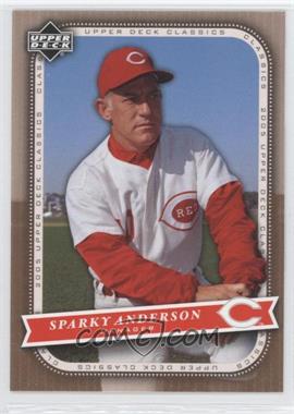 2005 Upper Deck Classics - [Base] #86 - Sparky Anderson