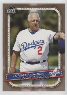 2005 Upper Deck Classics - [Base] #92 - Tommy Lasorda