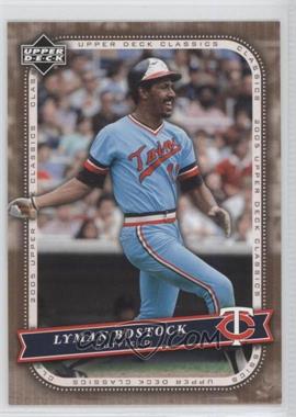 2005 Upper Deck Classics - [Base] #98 - Lyman Bostock