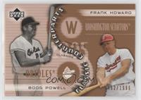 Frank Howard, Boog Powell [EX to NM] #/1,999