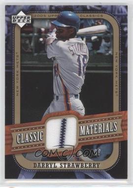 2005 Upper Deck Classics - Classic Materials #MA-DS - Darryl Strawberry