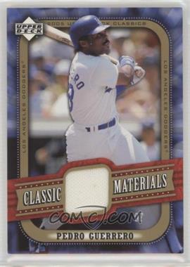 2005 Upper Deck Classics - Classic Materials #MA-PG - Pedro Guerrero