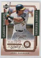 Jose Canseco #/1,999