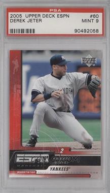 2005 Upper Deck ESPN - [Base] #60 - Derek Jeter [PSA 9 MINT]