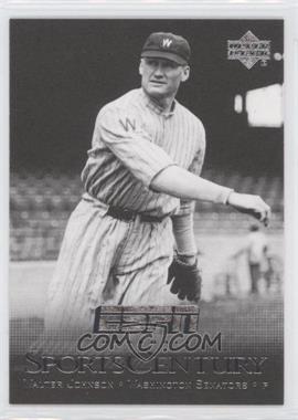 2005 Upper Deck ESPN - SportsCentury #SC-8 - Walter Johnson