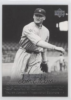 2005 Upper Deck ESPN - SportsCentury #SC-8 - Walter Johnson