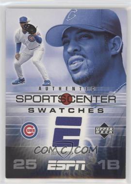 2005 Upper Deck ESPN - Sportscenter Swatches #GU-DL - Derrek Lee