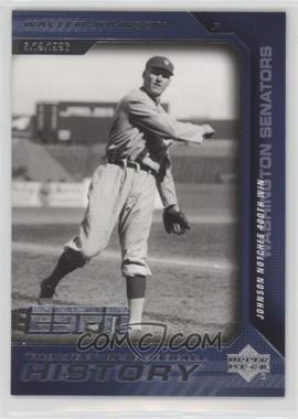 2005 Upper Deck ESPN - This Day in Baseball History #BH-17 - Walter Johnson