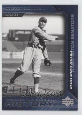 2005 Upper Deck ESPN - This Day in Baseball History #BH-17 - Walter Johnson