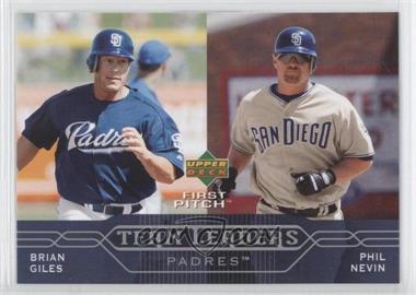 2005 Upper Deck First Pitch - [Base] #284 - Team Leaders - Brian Giles, Phil Nevin