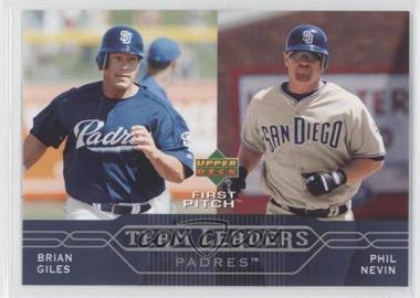 2005 Upper Deck First Pitch - [Base] #284 - Team Leaders - Brian Giles, Phil Nevin