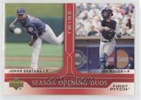 Season Opening Duos - Johan Santana, Joe Mauer