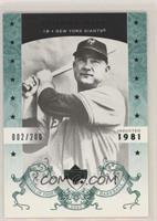 Johnny Mize #/200