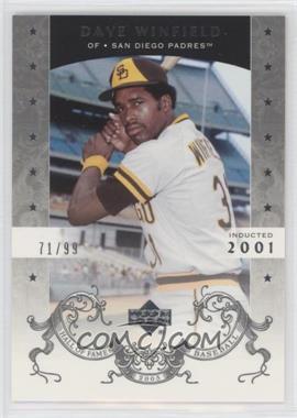 2005 Upper Deck Hall of Fame - [Base] - Silver #15 - Dave Winfield /99