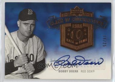 2005 Upper Deck Hall of Fame - Class of Cooperstown - Autographs #CC-BD1 - Bobby Doerr /25