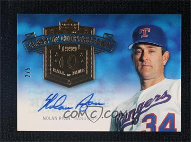 2005 Upper Deck Hall of Fame - Class of Cooperstown - Gold Autographs #CC-NR4 - Nolan Ryan /5